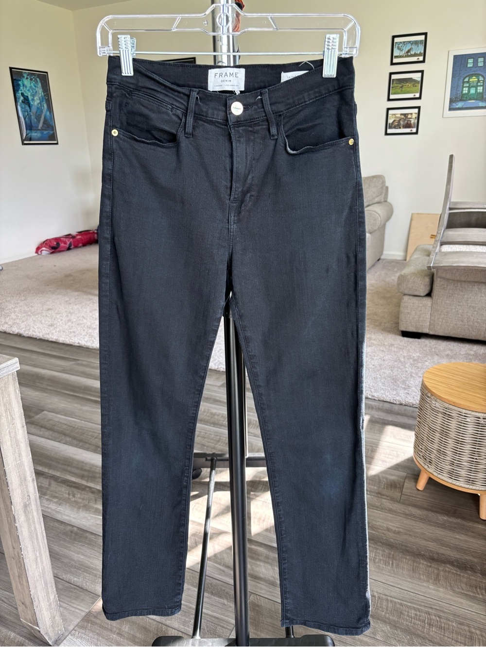 Frame Denim Le High Straight Jeans